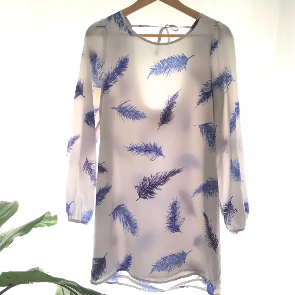 Chic light blue dress